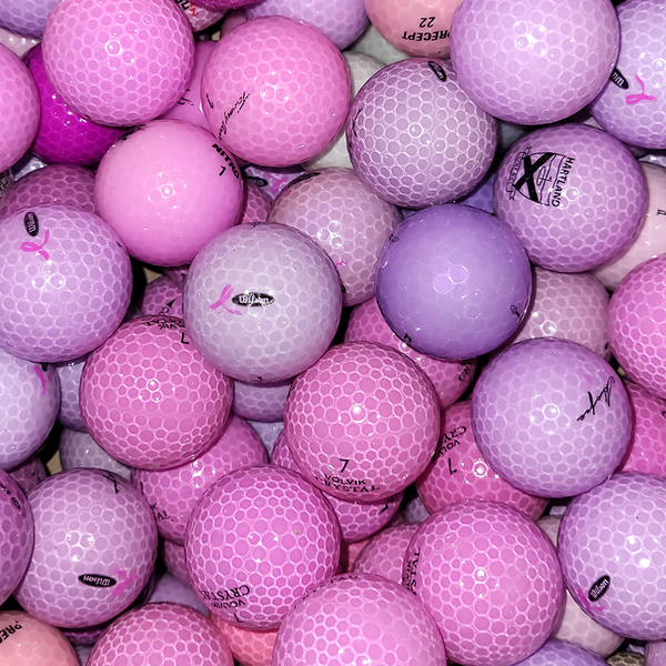 Assorted Purple Crystal Mix Used Golf Balls - The Golf Ball Company