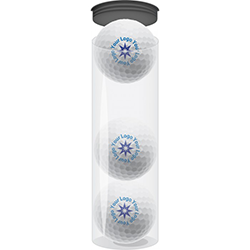 Custom Packaging - 4 Tubes Of 3 Balls (12 Balls) Used Golf Balls - The Golf Ball Company