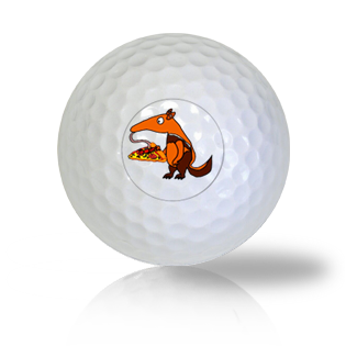 Anteater Having a Pizza Golf Balls Used Golf Balls - The Golf Ball Company