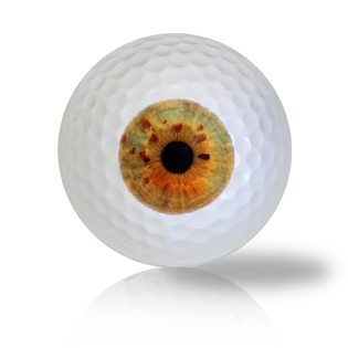 Orange Eye Ball Golf Balls Used Golf Balls - The Golf Ball Company