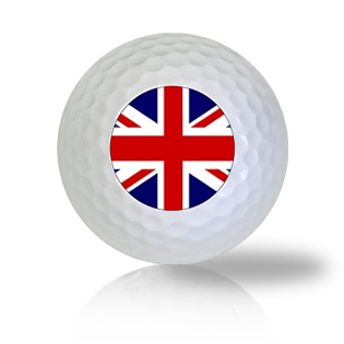 Britain Flag Golf Balls Used Golf Balls - The Golf Ball Company
