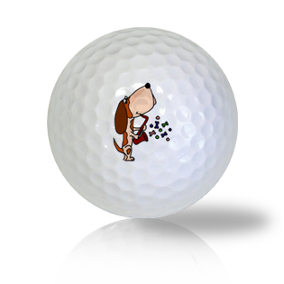 Basset Hound Playing A Saxophone Golf Balls Used Golf Balls - The Golf Ball Company