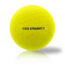 Custom Bridgestone e12 Straight Mindset Matte Yellow 2025 Used Golf Balls - Foundgolfballs.com
