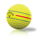 Custom Callaway Chrome Soft Triple Track 360 Yellow Used Golf Balls - The Golf Ball Company