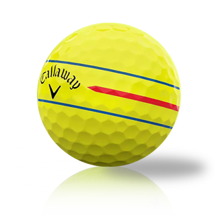 Custom Callaway Chrome Soft Triple Track 360 Yellow 2024 - The Golf Ball Company