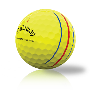 Custom Callaway Chrome Tour Triple Track Yellow 2024 - The Golf Ball Company