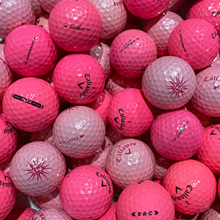 Callaway Pink Mix Used Golf Balls - The Golf Ball Company