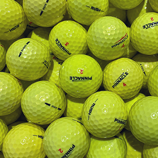 Pinnacle Yellow Mix Used Golf Balls - The Golf Ball Company
