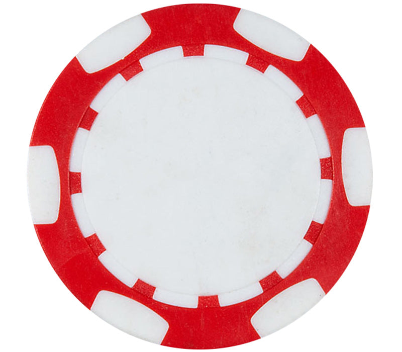 Classic Personalized Poker Chips - Red