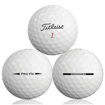 Custom Titleist Pro V1X 2020 Refinished (Straight Line) Used Golf Balls - The Golf Ball Company