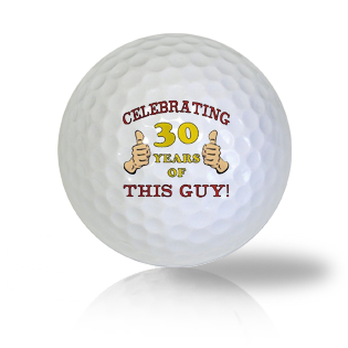 Happy 30th Birthday Golf Balls Used Golf Balls - The Golf Ball Company