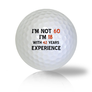 60 years But Denying It Funny Golf Balls Used Golf Balls - The Golf Ball Company