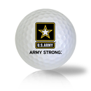 U.S. Army Strong Logo Golf Balls Used Golf Balls - The Golf Ball Company