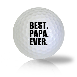 Best Papa Ever Golf Balls Used Golf Balls - The Golf Ball Company