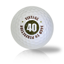 Happy 40th Birthday Golf Balls Used Golf Balls - The Golf Ball Company
