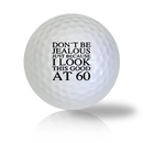Happy 60th Birthday Golf Balls Used Golf Balls - The Golf Ball Company