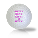 Happy 60th Birthday Golf Balls Used Golf Balls - The Golf Ball Company