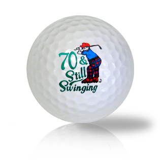 Happy 70th Birthday Golf Balls Used Golf Balls - The Golf Ball Company