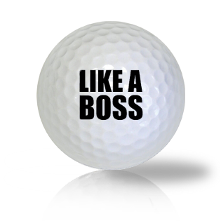 Like A Boss Golf Balls Used Golf Balls - The Golf Ball Company