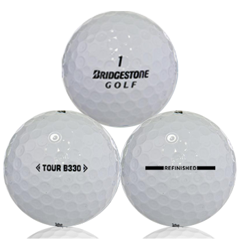 Custom Bridgestone B330 Refinished (Straight Line) Used Golf Balls - The Golf Ball Company