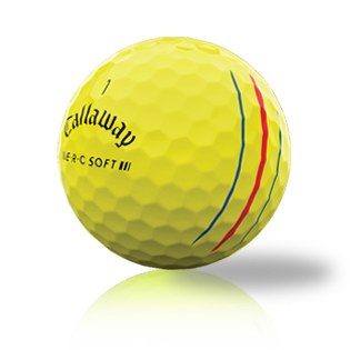 Callaway ERC Soft Triple Track Yellow 2023 Used Golf Balls - The Golf Ball Company