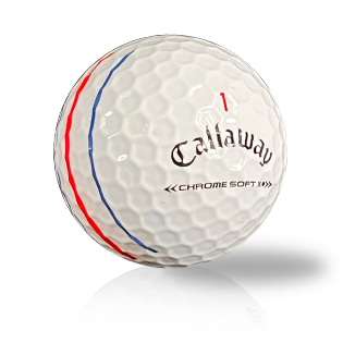 Custom Callaway Chrome Soft X Triple Track DOT 2022 Used Golf Balls - The Golf Ball Company