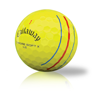 Callaway Chrome Soft X LS Triple Track Yellow 2021 Used Golf Balls - Foundgolfballs.com