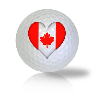 I Love Canada Golf Balls Used Golf Balls - The Golf Ball Company