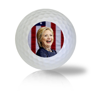 Hillary Clinton Having A Good Laugh Golf Balls Used Golf Balls - The Golf Ball Company