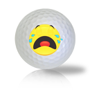 Crying Hard Emoticon Golf Balls Used Golf Balls - The Golf Ball Company