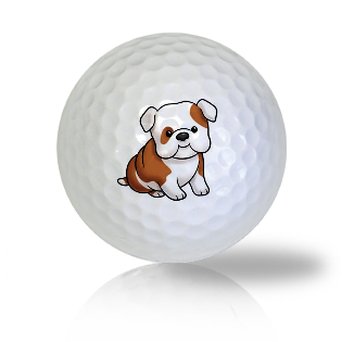 Cute Sitting Dog Golf Balls Used Golf Balls - The Golf Ball Company
