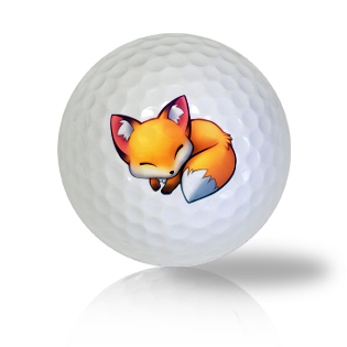 Comfortably Sleeping Fox Golf Balls Used Golf Balls - The Golf Ball Company