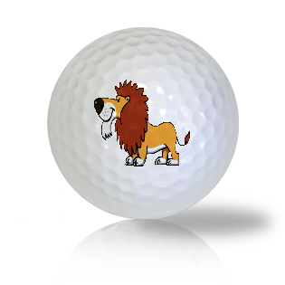 Cute Standing Lion Golf Balls Used Golf Balls - The Golf Ball Company