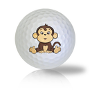 Cute Sitting Monkey Golf Balls Used Golf Balls - The Golf Ball Company