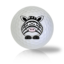 Cute Zebra Standing Golf Balls Used Golf Balls - The Golf Ball Company