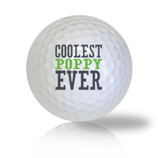 Coolest Poppy Ever Golf Balls Used Golf Balls - The Golf Ball Company