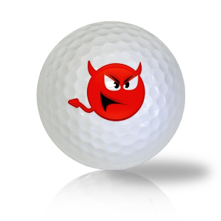 Devilish Emoticon Golf Balls Used Golf Balls - The Golf Ball Company