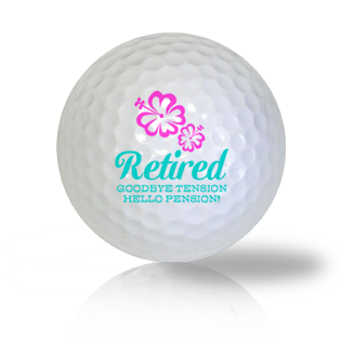 Goodbye Tension, Hello Pension Golf Balls Used Golf Balls - The Golf Ball Company