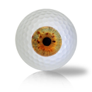 Orange Eye Ball Golf Balls Used Golf Balls - The Golf Ball Company
