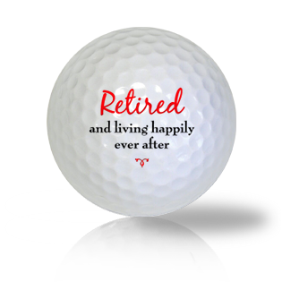 Retired Happily Ever After Golf Balls Used Golf Balls - The Golf Ball Company
