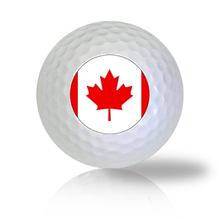 Canada Flag Golf Balls Used Golf Balls - The Golf Ball Company