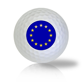 Europe Flag Golf Balls Used Golf Balls - The Golf Ball Company