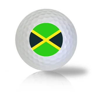 Jamaica Flag Golf Balls Used Golf Balls - The Golf Ball Company