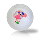 Flamingo Celebrating the  4th of July Golf Balls Used Golf Balls - The Golf Ball Company
