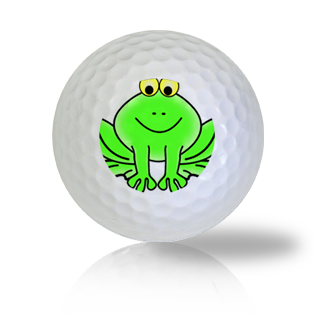Frog Poised and Smiling Golf Balls Used Golf Balls - The Golf Ball Company
