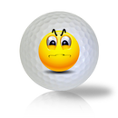 Angry and Frustrated Emoticon Golf Balls Used Golf Balls - The Golf Ball Company