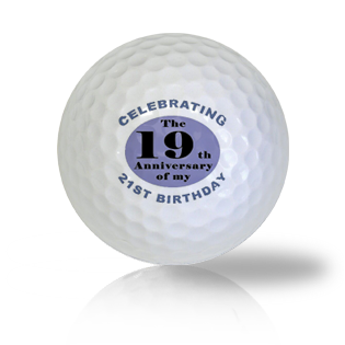 Funny 40th Birthday Golf Balls Used Golf Balls - The Golf Ball Company