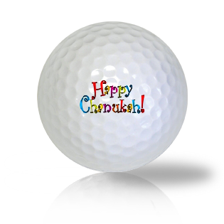 Happy Chanukah Golf Balls Used Golf Balls - The Golf Ball Company