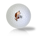 Basset Hound Playing A Saxophone Golf Balls Used Golf Balls - The Golf Ball Company