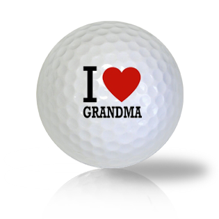 I Love Grandma Golf Balls Used Golf Balls - The Golf Ball Company